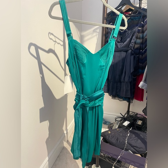 Free people, turquoise bustier bodycon, size 4 - Picture 5 of 10